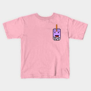 Taro Bubble Tea Kids T-Shirt